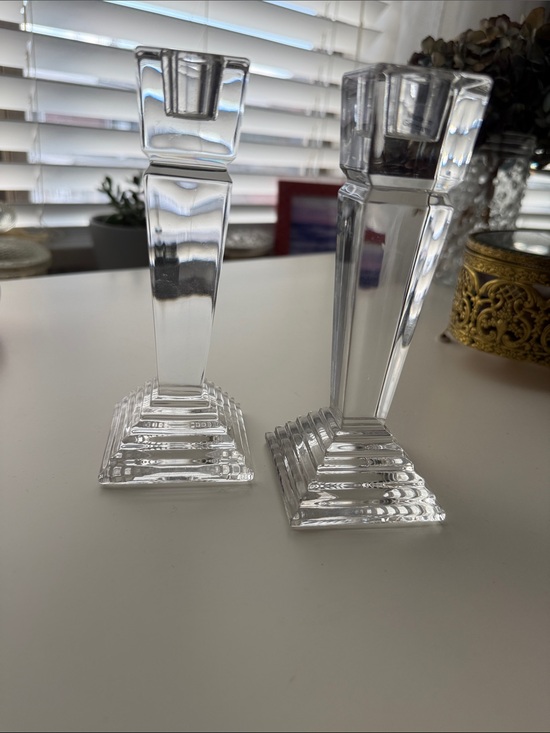 Lenox Other - Lenox Ovations Monument Crystal Candle Stick Holders - Set of 2